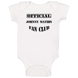 Offical Johnny Mathis Fan Club Hollywood Walk Of Fame Baby One Piece Offical Johnny Mathis Fan Club Hollywood Walk Of Fame Baby One Piece