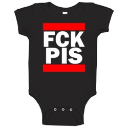 Fck Pis France Funny Graphic Patriotic Parody Black Baby One Piec Fck Pis France Funny Graphic Patriotic Parody Black Baby One Piec