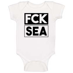 Fck Sea Wa Usa Seattle Tacoma Intl Funny Graphic Patriotic Baby One P Fck Sea Wa Usa Seattle Tacoma Intl Funny Graphic Patriotic Baby One P