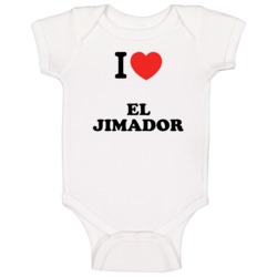 El Jimador I Heart Drinking Cool Party Baby One Piece El Jimador I Heart Drinking Cool Party Baby One Piece