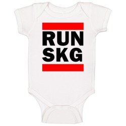 Run Skg Greece Thessaloniki Funny Graphic Patriotic Parody Baby On Run Skg Greece Thessaloniki Funny Graphic Patriotic Parody Baby On