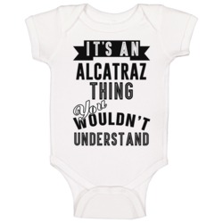 Its An Alcatraz Thing Banner Tv Baby One Piece Its An Alcatraz Thing Banner Tv Baby One Piece