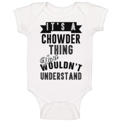 Its A Chowder Thing Banner Tv Baby One Piece Its A Chowder Thing Banner Tv Baby One Piece