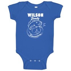 Wilson Family Reunion Bull Last Name Surname Baby One Piece Wilson Family Reunion Bull Last Name Surname Baby One Piece