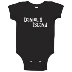 Daniel Island Funny Retro Tv Bachelor Party Stag Baby One Piece Daniel Island Funny Retro Tv Bachelor Party Stag Baby One Piece