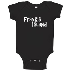 Frank Island Funny Retro Tv Bachelor Party Stag Baby One Piece Frank Island Funny Retro Tv Bachelor Party Stag Baby One Piece
