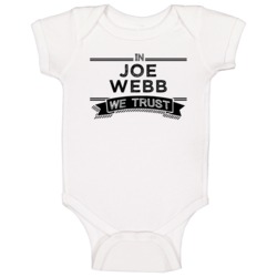 In Joe Webb We Trust Carolina Football Player Fan Baby One Piece In Joe Webb We Trust Carolina Football Player Fan Baby One Piece