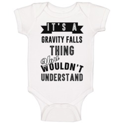 Its A Gravity Falls Thing Banner Tv Baby One Piece Its A Gravity Falls Thing Banner Tv Baby One Piece