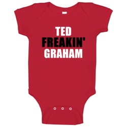 Ted Graham Freakin Sports Michigan Detroit Hockey Baby One Piece Ted Graham Freakin Sports Michigan Detroit Hockey Baby One Piece