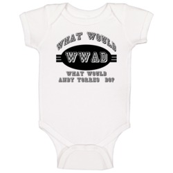 What Would Andy Torres Do Cougar Town Baby One Piece What Would Andy Torres Do Cougar Town Baby One Piece
