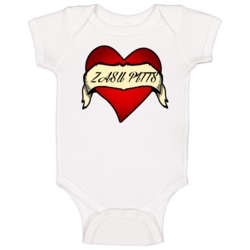 Zasu Pitts Heart Tattoo Hollywood Walk Of Fame Baby One Piece Zasu Pitts Heart Tattoo Hollywood Walk Of Fame Baby One Piece