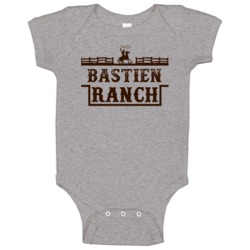Bastien Ranch All American Family Ranch Cool Baby One Piece Bastien Ranch All American Family Ranch Cool Baby One Piece