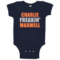 Charlie Maxwell Freakin Detroit Michigan Baseball Sports Baby One Piec Charlie Maxwell Freakin Detroit Michigan Baseball Sports Baby One Piec