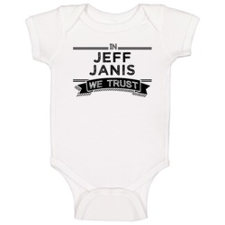 In Jeff Janis We Trust Green Bay Football Player Fan Baby One Piece In Jeff Janis We Trust Green Bay Football Player Fan Baby One Piece