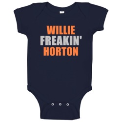 Willie Horton Freakin Detroit Michigan Baseball Sports Baby One Piece Willie Horton Freakin Detroit Michigan Baseball Sports Baby One Piece