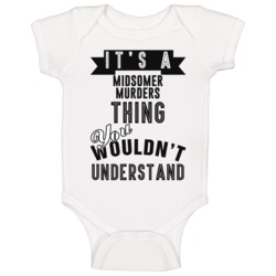 Its A Midsomer Murders Thing Banner Tv Baby One Piece Its A Midsomer Murders Thing Banner Tv Baby One Piece