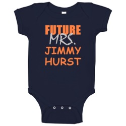 Jimmy Hurst Future Mrs Detroit Michigan Baseball Sports Baby One Piece Jimmy Hurst Future Mrs Detroit Michigan Baseball Sports Baby One Piece