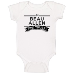 In Beau Allen We Trust Philadelphia Football Player Fan Baby One Piece In Beau Allen We Trust Philadelphia Football Player Fan Baby One Piece