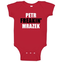 Petr Mrazek Freakin Sports Michigan Detroit Hockey Baby One Piece Petr Mrazek Freakin Sports Michigan Detroit Hockey Baby One Piece