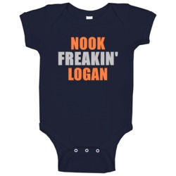 Nook Logan Freakin Detroit Michigan Baseball Sports Baby One Piece Nook Logan Freakin Detroit Michigan Baseball Sports Baby One Piece