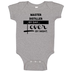 Master Distiller Lover By Night Trending Job Baby One Piece Master Distiller Lover By Night Trending Job Baby One Piece
