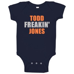Todd Jones Freakin Detroit Michigan Baseball Sports Baby One Piece Todd Jones Freakin Detroit Michigan Baseball Sports Baby One Piece
