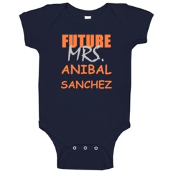 Anibal Sanchez Future Mrs Detroit Michigan Baseball Sports Baby One Pi Anibal Sanchez Future Mrs Detroit Michigan Baseball Sports Baby One Pi