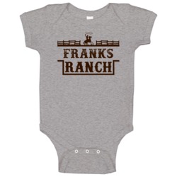 Franks Ranch All American Family Ranch Cool Baby One Piece Franks Ranch All American Family Ranch Cool Baby One Piece