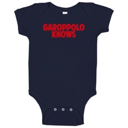 Jimmy Garoppolo Knows New England Football Player Sports Fan Baby One Jimmy Garoppolo Knows New England Football Player Sports Fan Baby One
