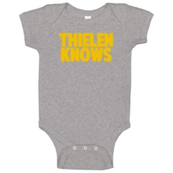 Adam Thielen Knows Minnesota Football Player Sports Fan Baby One Piece Adam Thielen Knows Minnesota Football Player Sports Fan Baby One Piece