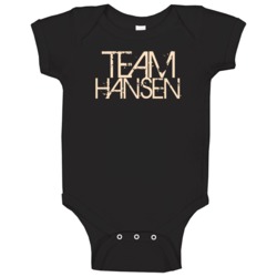 Team Sports Last First Name Hansen Baby One Piece Team Sports Last First Name Hansen Baby One Piece