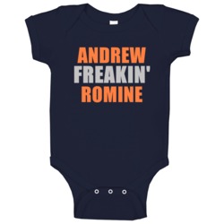 Andrew Romine Freakin Detroit Michigan Baseball Sports Baby One Piece Andrew Romine Freakin Detroit Michigan Baseball Sports Baby One Piece