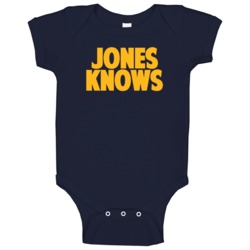 Jacoby Jones Knows San Diego Football Player Sports Fan Baby One Piece Jacoby Jones Knows San Diego Football Player Sports Fan Baby One Piece