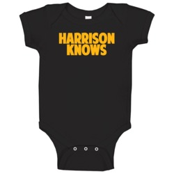 James Harrison Knows Pittsburgh Football Player Sports Fan Baby One Pi James Harrison Knows Pittsburgh Football Player Sports Fan Baby One Pi