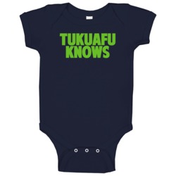 Will Tukuafu Knows Seattle Football Player Sports Fan Baby One Piece Will Tukuafu Knows Seattle Football Player Sports Fan Baby One Piece