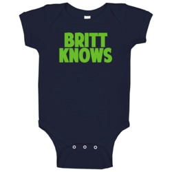 Justin Britt Knows Seattle Football Player Sports Fan Baby One Piece Justin Britt Knows Seattle Football Player Sports Fan Baby One Piece