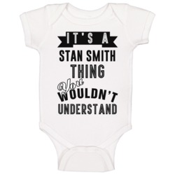 Its A Stan Smith Thing Banner Tv Baby One Piece Its A Stan Smith Thing Banner Tv Baby One Piece