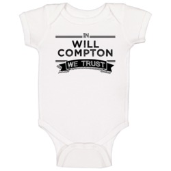 In Will Compton We Trust Washington Football Player Fan Baby One Piece In Will Compton We Trust Washington Football Player Fan Baby One Piece