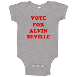 Vote For Alvin Seville Tv Show Alvin And The Chipmunks Baby One Piece Vote For Alvin Seville Tv Show Alvin And The Chipmunks Baby One Piece