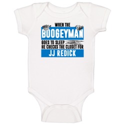 Jj Redick Boogeyman Checks Closet For Orlando Basketball Baby One Piec Jj Redick Boogeyman Checks Closet For Orlando Basketball Baby One Piec