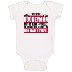 Norman Powell Boogeyman Checks Closet For Toronto Basketball Baby One Norman Powell Boogeyman Checks Closet For Toronto Basketball Baby One
