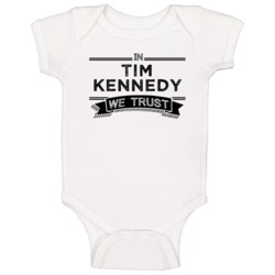 In Tim Kennedy We Trust Buffalo Hockey Player Fan Baby One Piece In Tim Kennedy We Trust Buffalo Hockey Player Fan Baby One Piece
