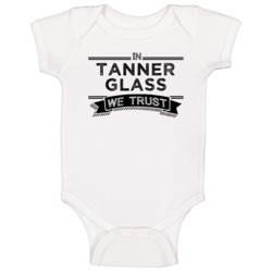 In Tanner Glass We Trust Florida Hockey Player Fan Baby One Piece In Tanner Glass We Trust Florida Hockey Player Fan Baby One Piece