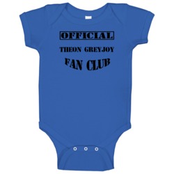 Theon Greyjoy Game Of Thrones Tv Fan Club Baby One Piece Theon Greyjoy Game Of Thrones Tv Fan Club Baby One Piece