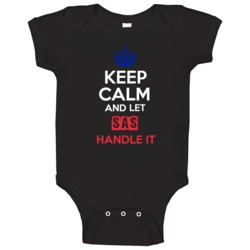 Keep Calm And Let Sas Handle It French Name Baby One Piece Keep Calm And Let Sas Handle It French Name Baby One Piece