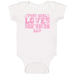 This Girl Loves Her Ruger Lcp Gun Baby One Piece This Girl Loves Her Ruger Lcp Gun Baby One Piece