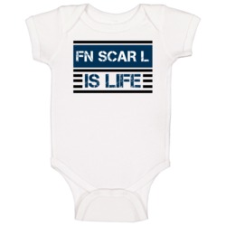 Fn Scar L Is Life Gun Baby One Piece Fn Scar L Is Life Gun Baby One Piece