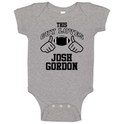 This Guy Loves Josh Gordon Cleveland Football Fan Sports T Shirts Baby This Guy Loves Josh Gordon Cleveland Football Fan Sports T Shirts Baby