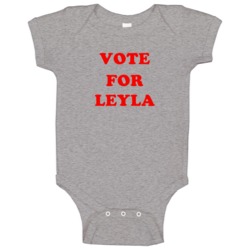Vote For Leyla Tv Show Leyla Ile Mecnun Baby One Piece Vote For Leyla Tv Show Leyla Ile Mecnun Baby One Piece