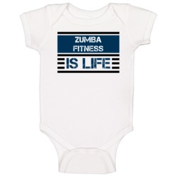 Zumba Fitness Is Life Cool Video Game Baby One Piece Zumba Fitness Is Life Cool Video Game Baby One Piece